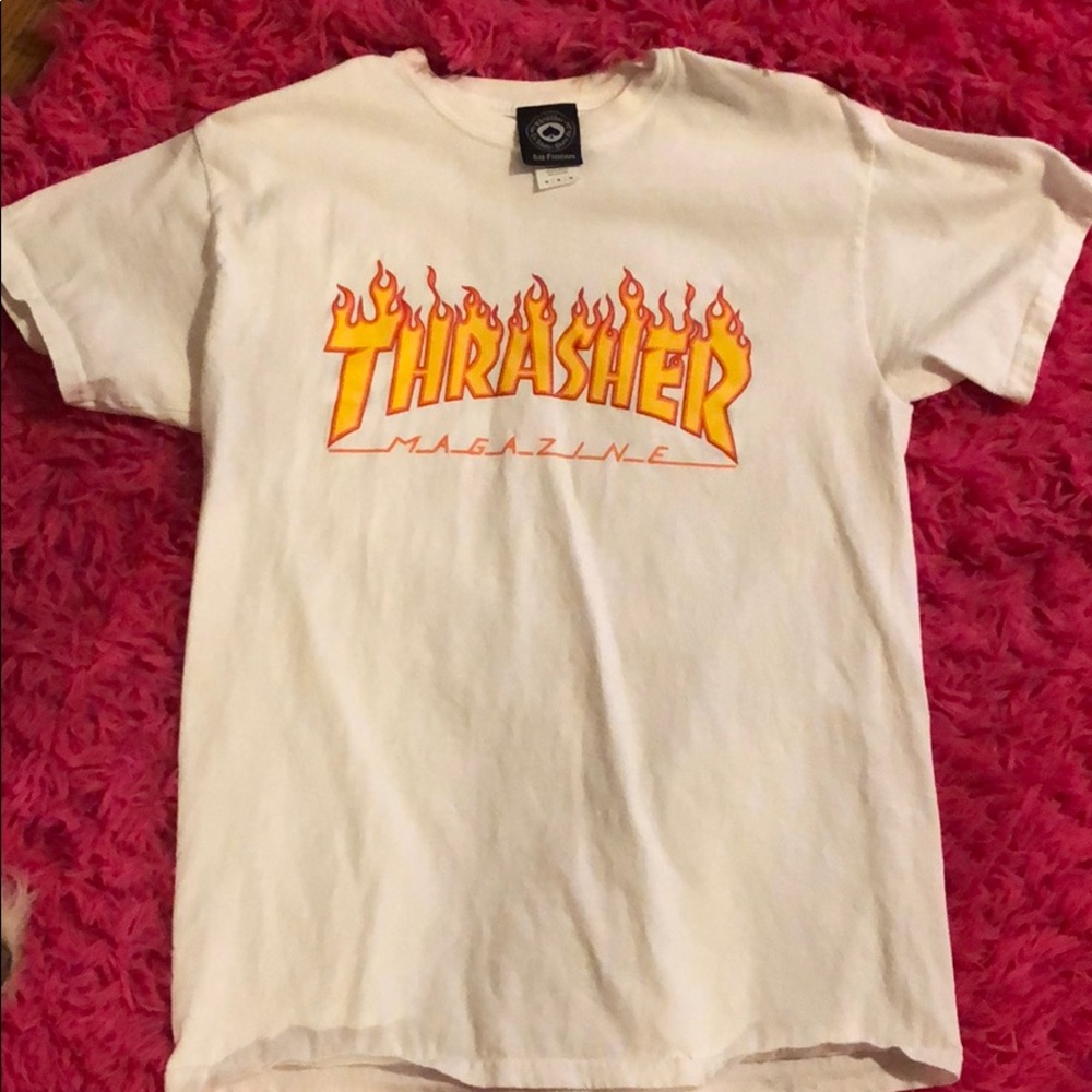 Thrasher Flame Logo T-Shirt 🔥 NWOT